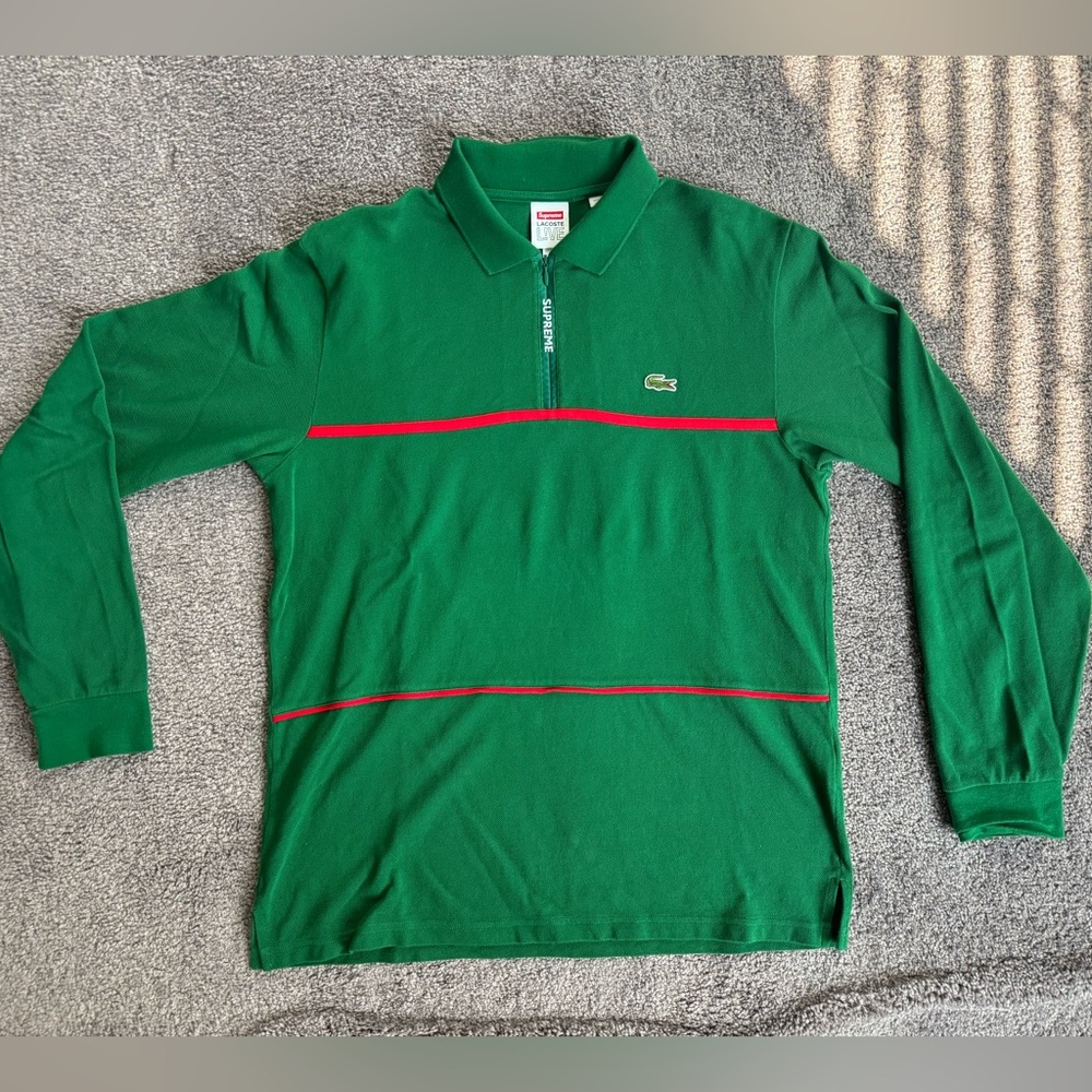 Supreme x Lacoste Long Sleeve Polo
